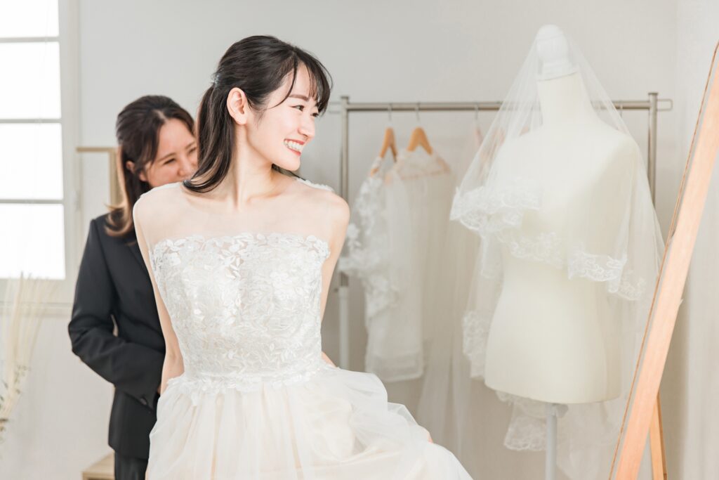 骨格タイプ別ウェディングドレスの選び方