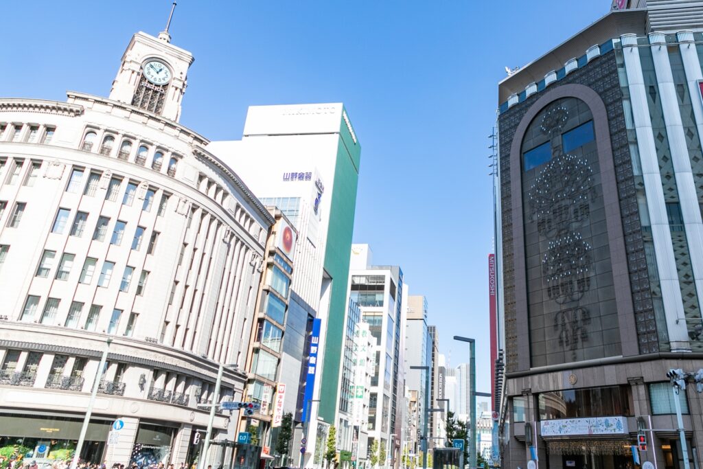 銀座の百貨店（三越・松屋）で受けられるパーソナルカラー診断